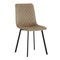 Moderní jídelní židle Autronic Židle jídelní, cappuccino samet, kov černý mat (DCL-973 CAP4) (13)