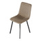 Moderní jídelní židle Autronic Židle jídelní, cappuccino samet, kov černý mat (DCL-973 CAP4) (15)