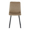 Moderní jídelní židle Autronic Židle jídelní, cappuccino samet, kov černý mat (DCL-973 CAP4) (1)