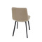 Moderní jídelní židle Autronic Židle jídelní, cappuccino samet, kov černý mat (DCL-973 CAP4) (20)