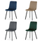 Moderní jídelní židle Autronic Židle jídelní, cappuccino samet, kov černý mat (DCL-973 CAP4) (4)