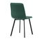 Moderní jídelní židle Autronic Židle jídelní, zelený samet, kov černý mat (DCL-973 GRN4) (9)