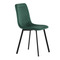 Moderní jídelní židle Autronic Židle jídelní, zelený samet, kov černý mat (DCL-973 GRN4) (12)