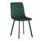 Moderní jídelní židle Autronic Židle jídelní, zelený samet, kov černý mat (DCL-973 GRN4) (13)