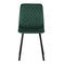 Moderní jídelní židle Autronic Židle jídelní, zelený samet, kov černý mat (DCL-973 GRN4) (1)