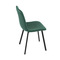 Moderní jídelní židle Autronic Židle jídelní, zelený samet, kov černý mat (DCL-973 GRN4) (22)