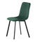 Moderní jídelní židle Autronic Židle jídelní, zelený samet, kov černý mat (DCL-973 GRN4) (4)