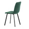 Moderní jídelní židle Autronic Židle jídelní, zelený samet, kov černý mat (DCL-973 GRN4) (6)