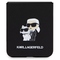 Kryt na mobil Karl Lagerfeld PU Saffiano Karl and Choupette NFT na Samsung Galaxy Z Flip 5 - černý (3)
