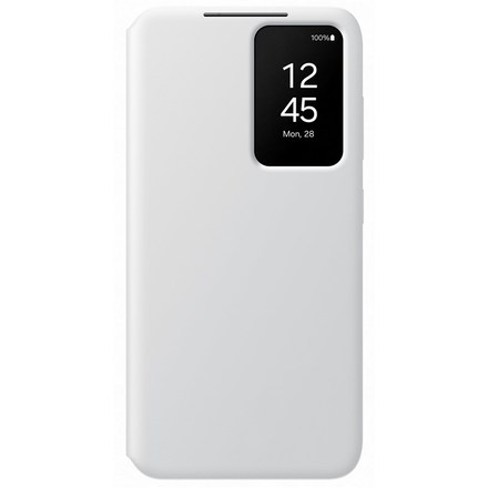 Pouzdro na mobil flipové Samsung Smart View na Galaxy S24 - bílé