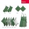 Zástěra Kela KL-12816 Cora 100% bavlna světle zelená/zelený vzor 80,0x67,0cm (4)