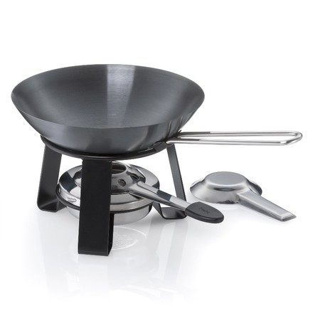 WOK pánev Kela KL-10059 Mini wok Joy ocel černý 15,0cm 18,0cm 0,35