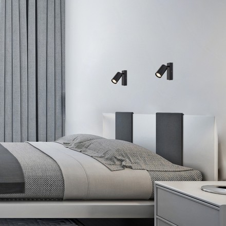 Bodové nástěnné svítidlo Rabalux 2084 Solo 1xGU10, černá (3)