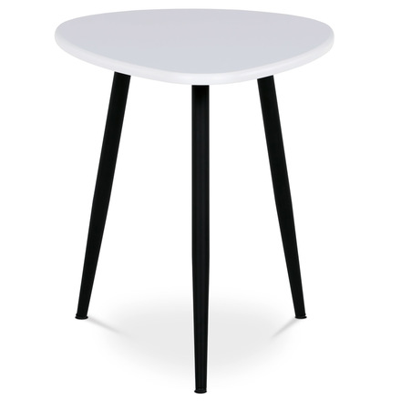 Konferenční stůl Autronic Konferenční stůl, MDF deska, bilý matt, černý kov (AF-3011 WT) (3)