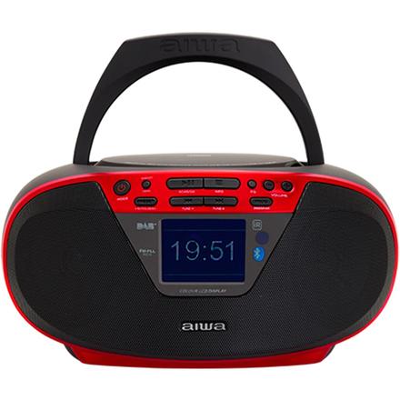 Radiopřijímač s CD Aiwa BBTU-500DAB/RD BOOMBOX CD/MP3/USB