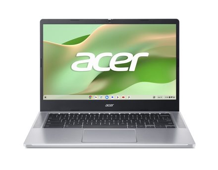 Notebook 14 Acer Chromebook 314/CB314-4HT-C1MD/N100/14&apos;&apos;/FHD/T/8GB/128GB eMMC/UHD/Chrome/Silver/2R (NX.KNCEC.001)