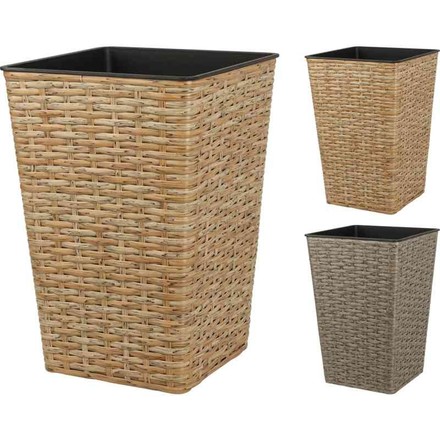 Květináč ProGarden KO-VM3000080 čtvercový 24 x 35 cm polyratan