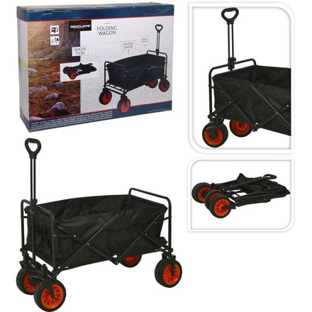 Plážový vozík ProGarden KO-LE9000020 skládací 87 cm černá