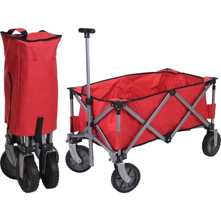 Plážový vozík ProGarden KO-DG9000400 skládací 75 cm červená