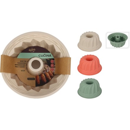 Forma na bábovku Excellent KO-170487750zele silikonová 24 x 11 cm zelená