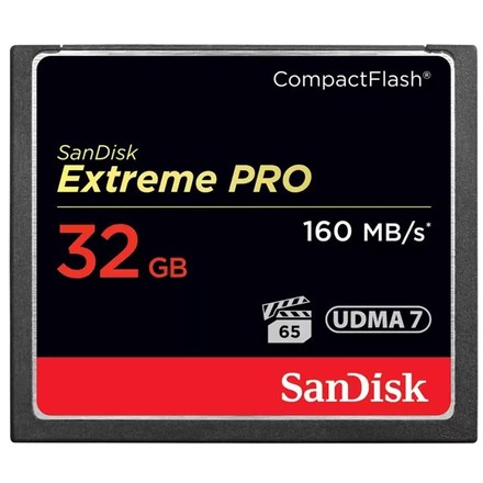 Paměťová karta SanDisk Extreme Pro CompactFlash 32GB 160MB/s (SDCFXPS-032G-X46)
