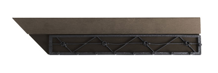 Přechodová lišta pro WPC dlaždice G21 Přechodová lišta pro WPC dlaždice indický teak, 38,5x7,5 cm rohová (levá) (3)