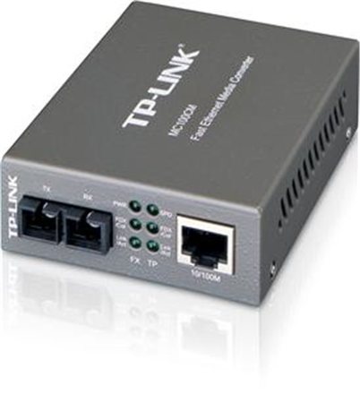 Převodník TP-Link MC100CM konvertor, 1x10/100M RJ45 / 1 x multi-mode S - Verze 2 (9V)