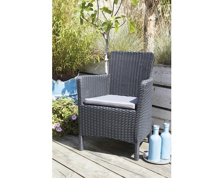 Zahradní křeslo Keter Trenton Dining grafit (1)