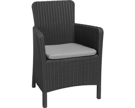 Zahradní křeslo Keter Trenton Dining grafit