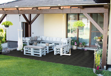 WPC dlaždice G21 Palmyra, Eben 2,3 x 30 x 30 cm (3)