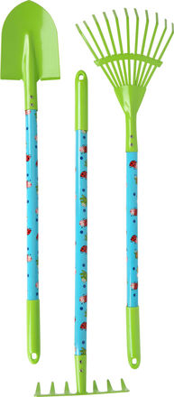 Dětské nářadí Small Foot Set velký zahradní s kolečkem (3)