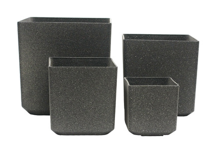 Květináč G21 Industrial Block 21 x 21 x 21 (2)