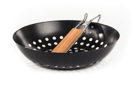 Grilovací nářadí G21 pánev na gril kulatá s nepřilnavým povrchem (1)