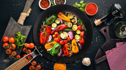 Grilovací nářadí G21 pánev na gril kulatá s nepřilnavým povrchem (6)