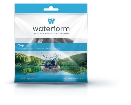 Kohoutek k sudu na dešťovou vodu Prosperplast kohoutek k sudu na dešťovou vodu CANTAP 1 černý (1)