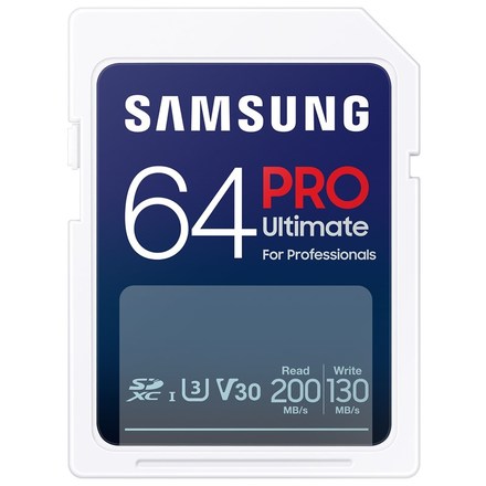 Paměťová karta Samsung SDXC PRO Ultimate 64GB (200R/ 130W)
