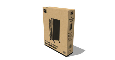 Olejový radiátor G21 Bromo černý, 11 žeber, 2500 W (9)