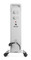 Olejový radiátor G21 Merapi bílý, 9 žeber, 2000 W (2)