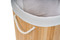Koš na prádlo G21 72 l, bambusový s bílým košem (7)