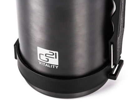 Termoláhev G21 na pití, 1000 ml, ocelově šedá s rukojetí (6)