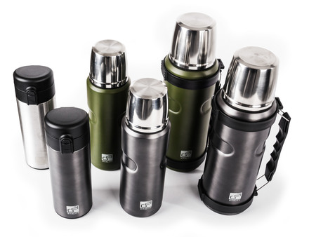 Termoláhev G21 na pití, 500 ml, ocelově šedá (9)