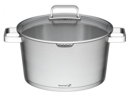 Sada nádobí G21 Gourmet Magic s cedníkem, 4 díly, nerez (3)