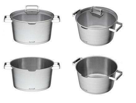 Sada nádobí G21 Gourmet Magic s cedníkem, 4 díly, nerez (7)