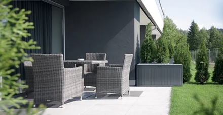 Zahradní box Prosperplast BOARDEBOX antracit 280L (2)