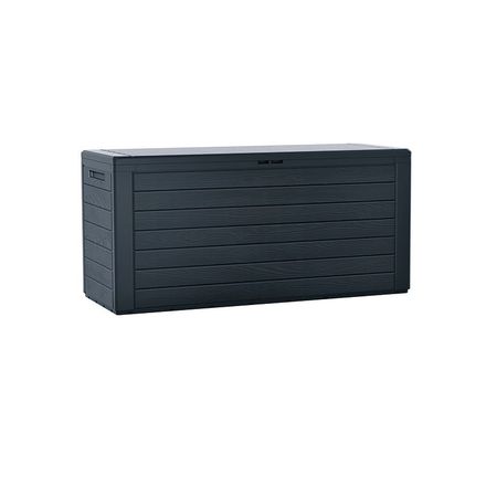 Zahradní box Prosperplast WOODEBOX antracit 280L