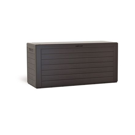 Zahradní box Prosperplast WOODEBOX hnědý 280L