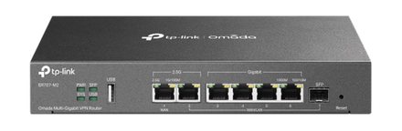 Wi-Fi router TP-Link ER707-M2 VPN 4x GWAN/Lan, 2x 2.5GWan/Lan, 1x SFP GWAN/LAN, 1x USB, Omáda SDN