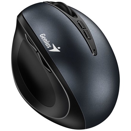 Bezdrátová počítačová myš Genius Ergo 8300S optická/ 7 tlačítek/ 1600DPI - šedá