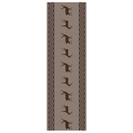 Běhoun na stůl Kela KL-12267 bavlněný Henrik hnědá