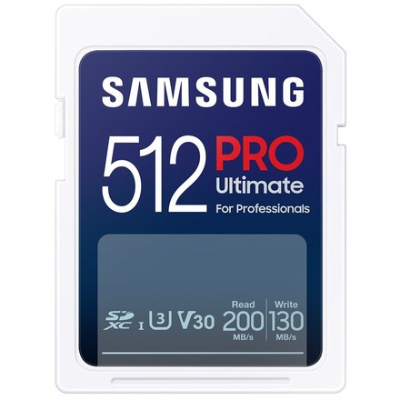 Paměťová karta Samsung SDXC PRO Ultimate 512GB (200R/ 130W)